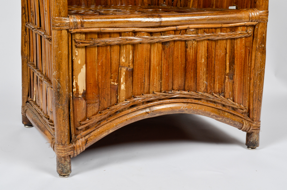 Vintage Bamboo Fan Back Chair EBTH