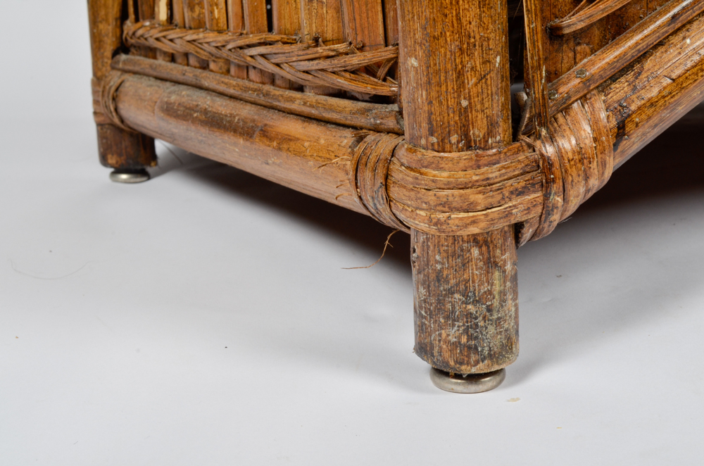 Vintage Bamboo Fan Back Chair EBTH