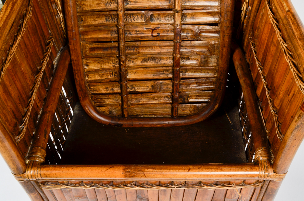 Vintage Bamboo Fan Back Chair EBTH