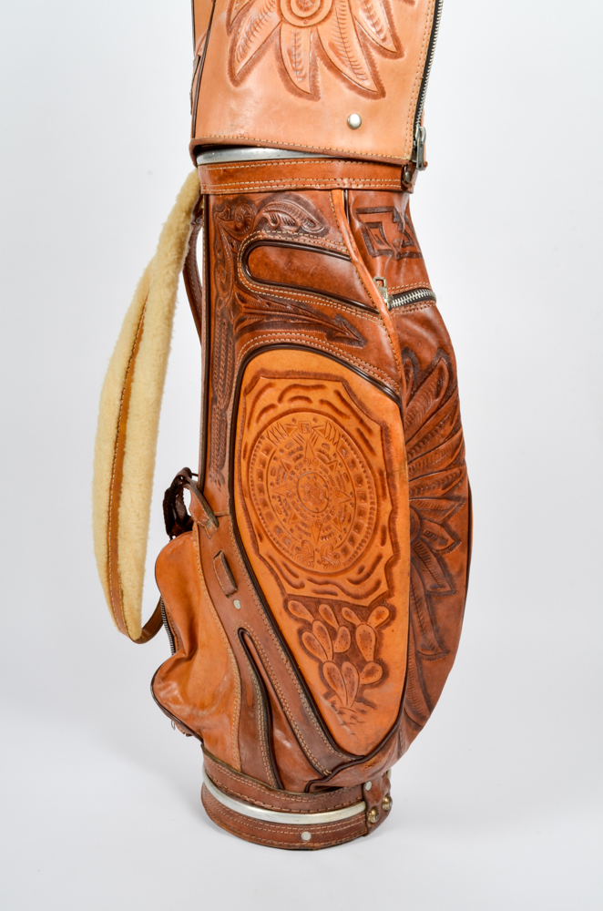 Vintage Tooled Leather Golf Bag EBTH