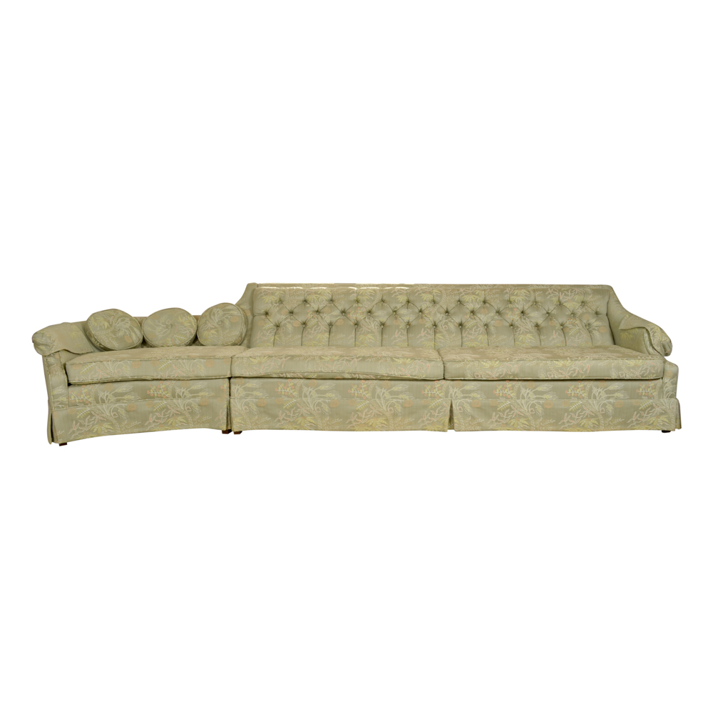 Oversized Tufted Sofa EBTH