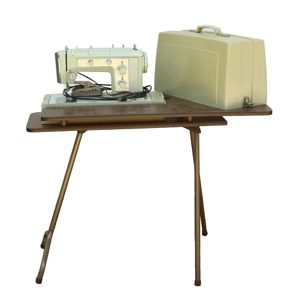 Circa 1970 Kenmore Sewing Machine with Table EBTH