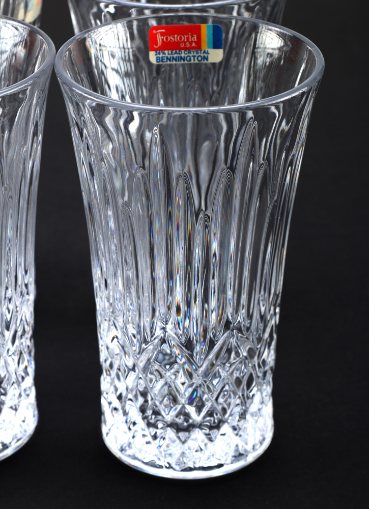 Set of Fostoria Lead Crystal Drinking Glasses EBTH