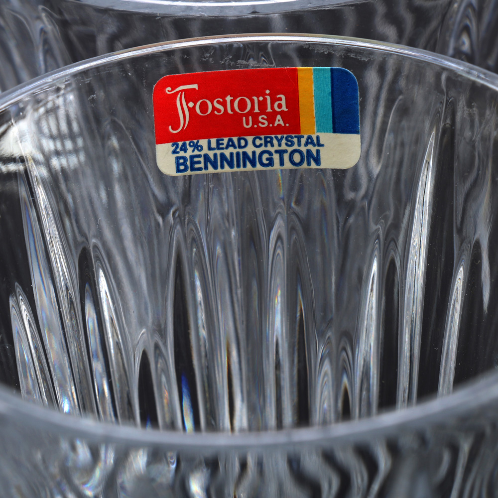 Set of Fostoria Lead Crystal Drinking Glasses EBTH