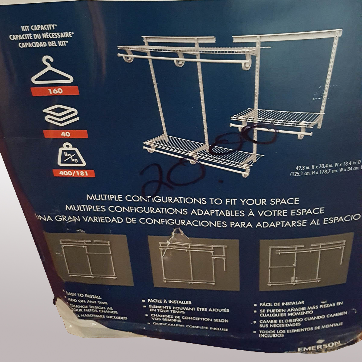 Closet Maid Adjustable Closet Organizer Kit EBTH