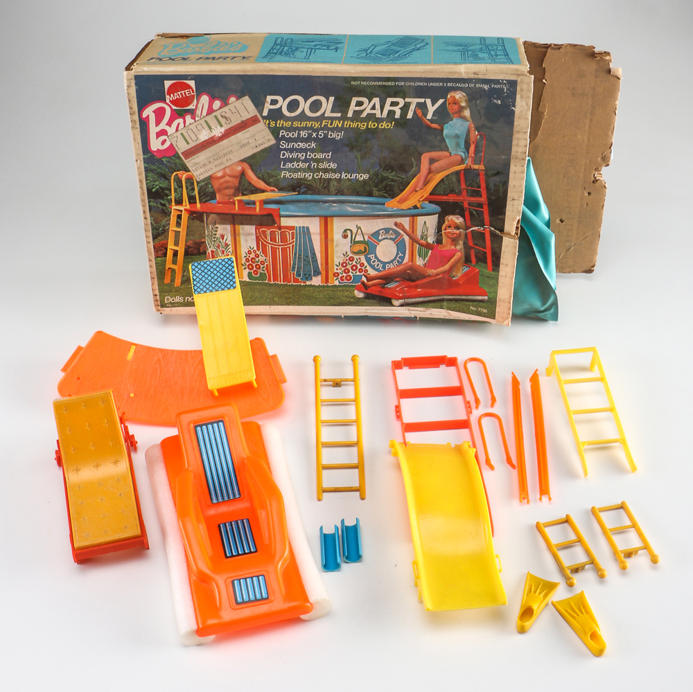 1973 Vintage Barbie Pool Party Set
