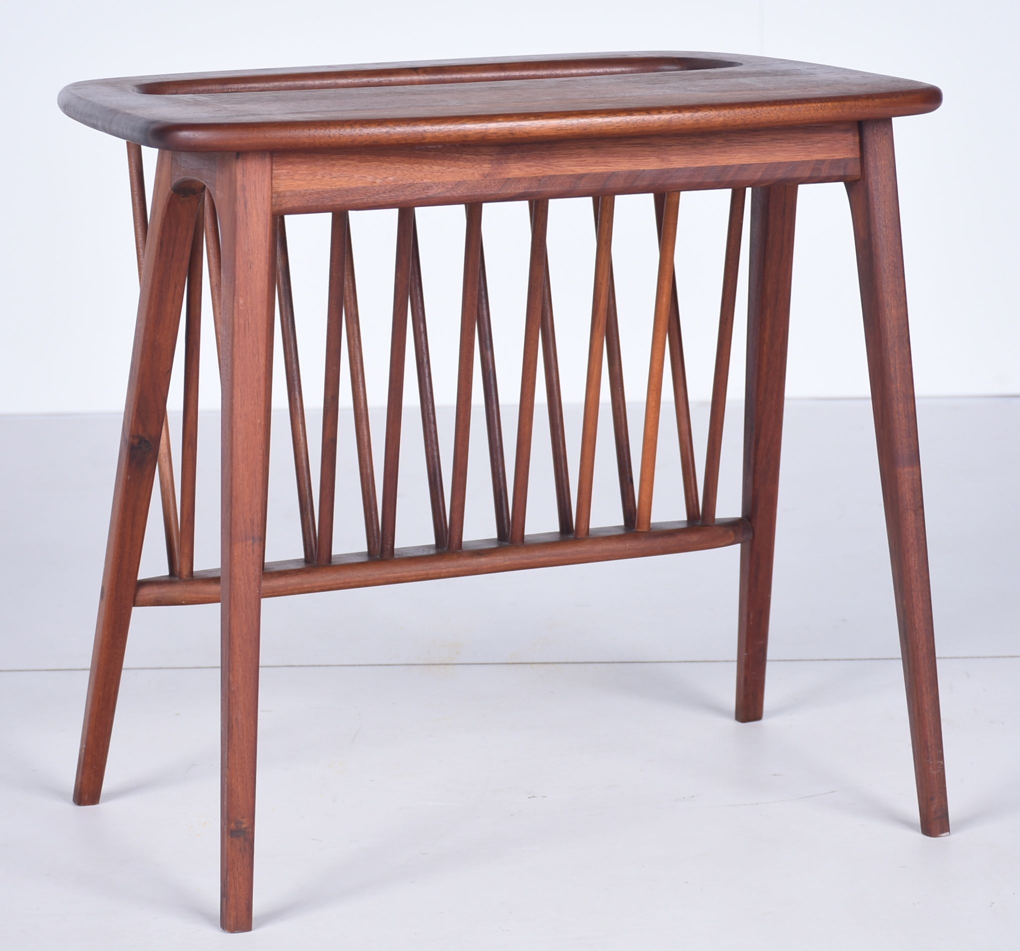 Vintage Teak Magazine Rack EBTH