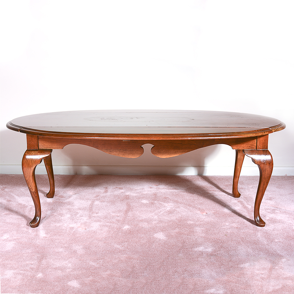 Oval Drop Leaf Coffee Table EBTH