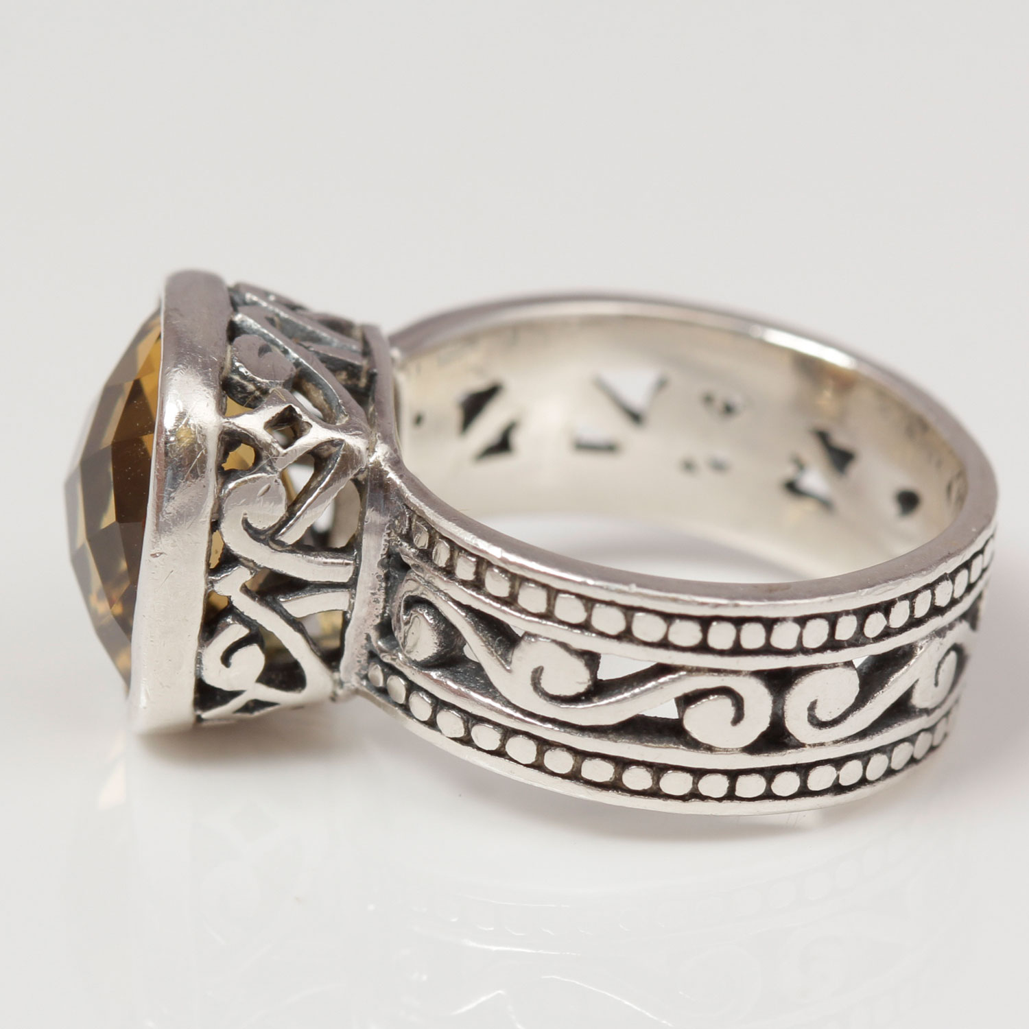 Brighton Sterling Silver Citrine Ring EBTH