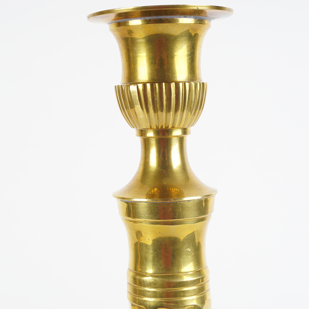 Brass Candlestick Pair by Decorative Crafts Inc. EBTH