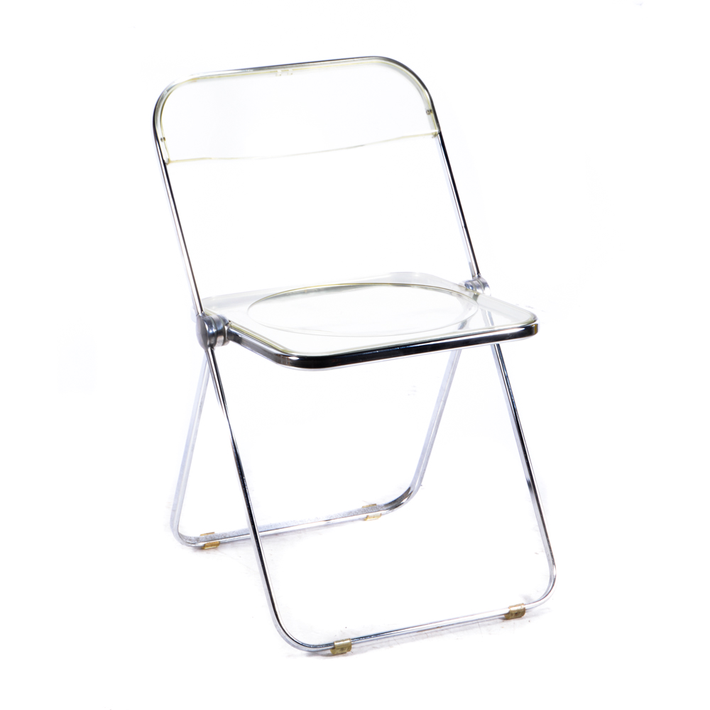 20th Century PliaStyle Clear Plastic Folding Chairs EBTH