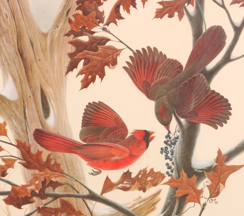 John Ruthven Signed Limited Edition Lithograph "Cardinal of Ohio" EBTH