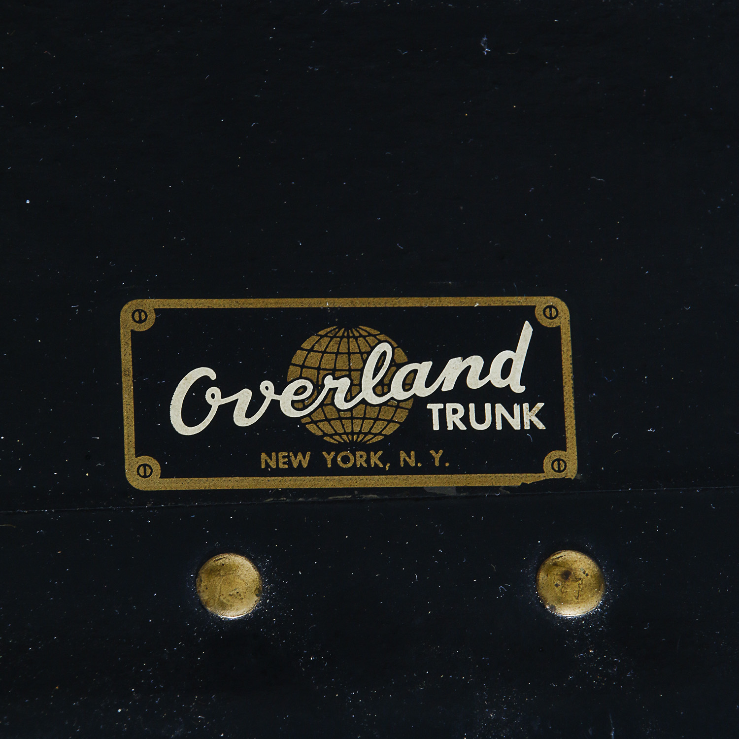 Vintage 1950s Overland Steamer Trunk EBTH