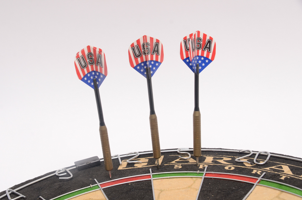 Harvard Sports Genuine Bristle English Dart Board EBTH