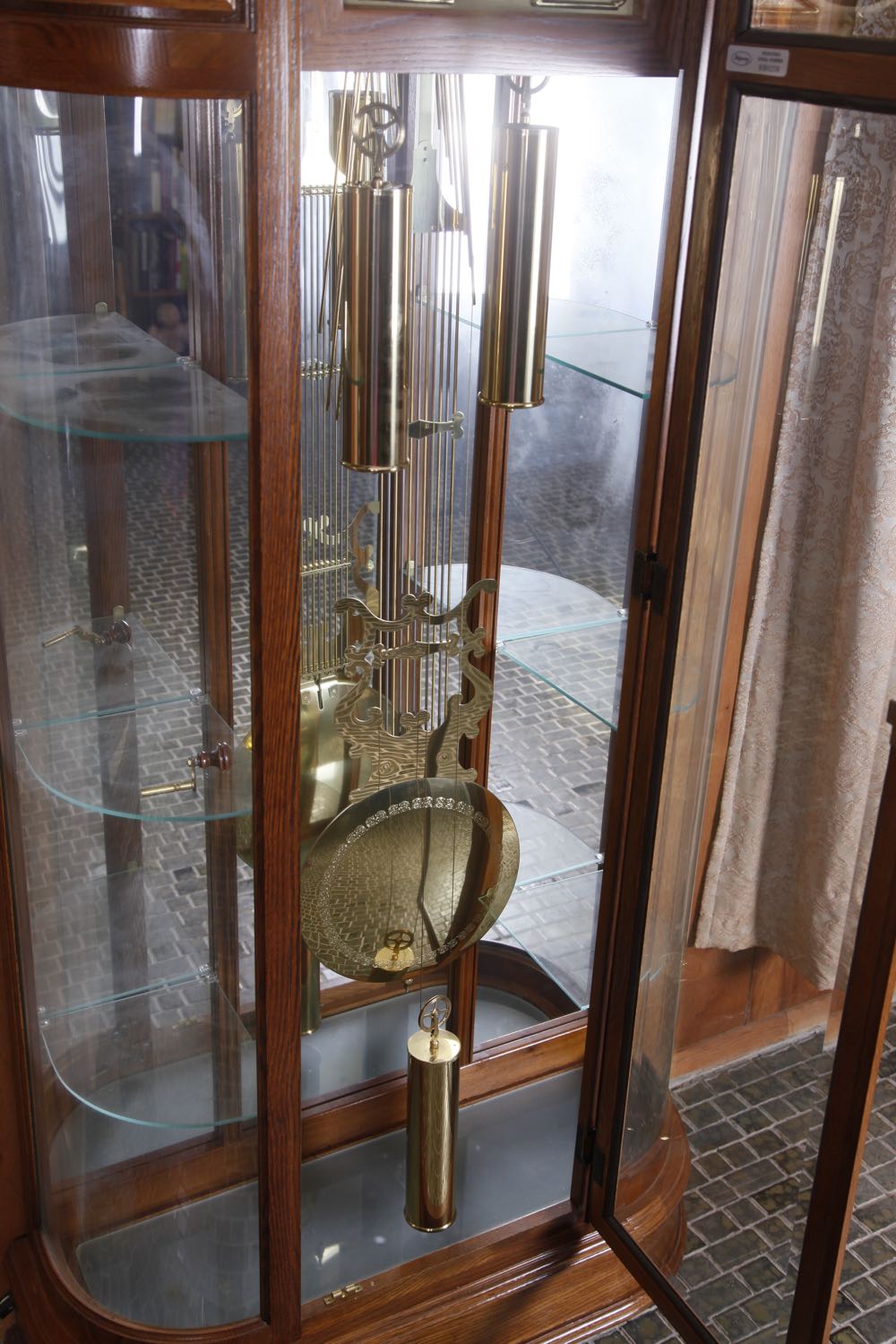 Ridgeway Oak Curio Grandfather Clock EBTH