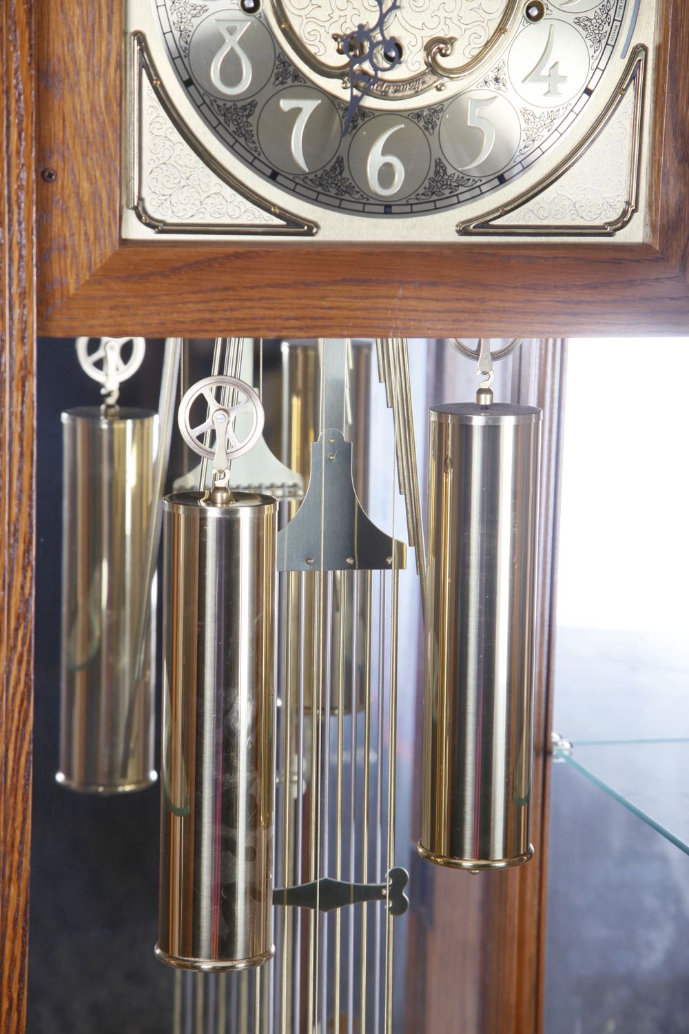 Ridgeway Oak Curio Grandfather Clock EBTH