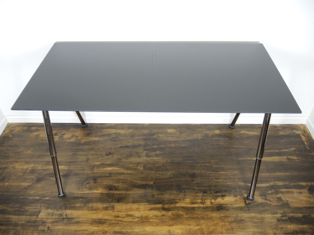 IKEA Galant Adjustable Height Glass Standing Desk Work Table EBTH