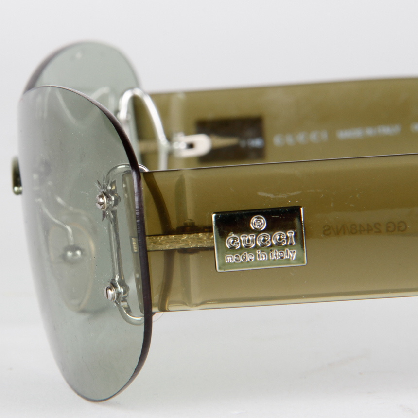 gucci aviators red and green