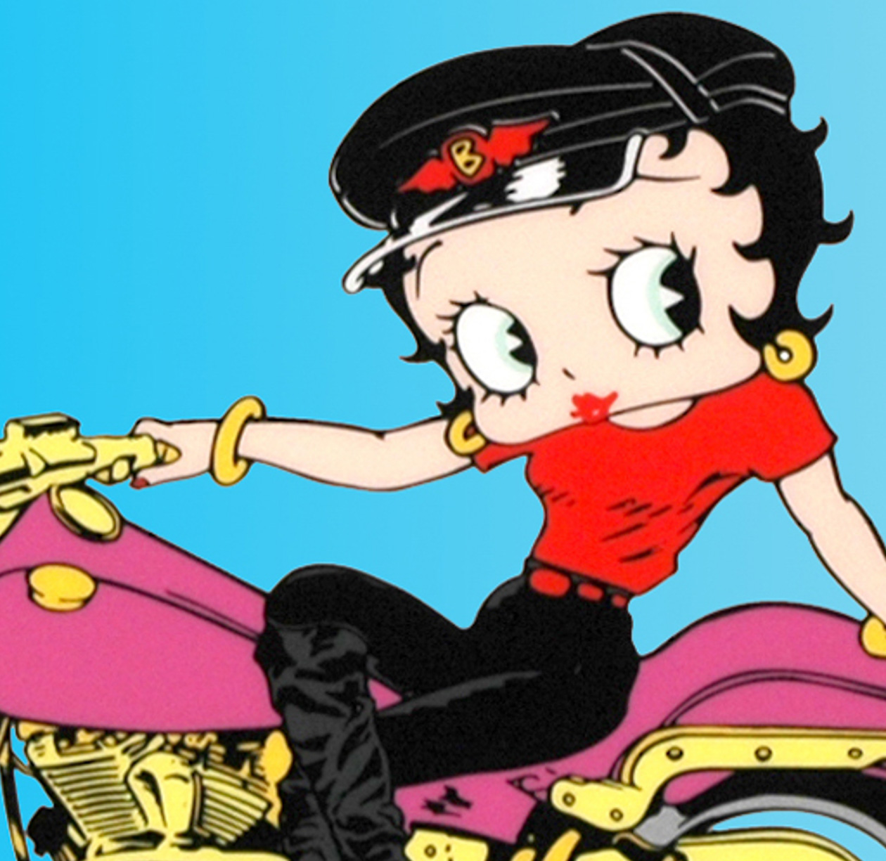 Fleischer Studios, Inc "Betty Boop On Motorcycle" Limited Edition ...