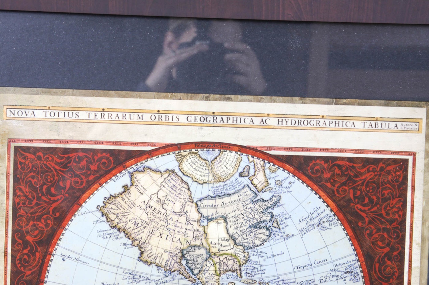 Collection of Framed Decorative Maps : EBTH