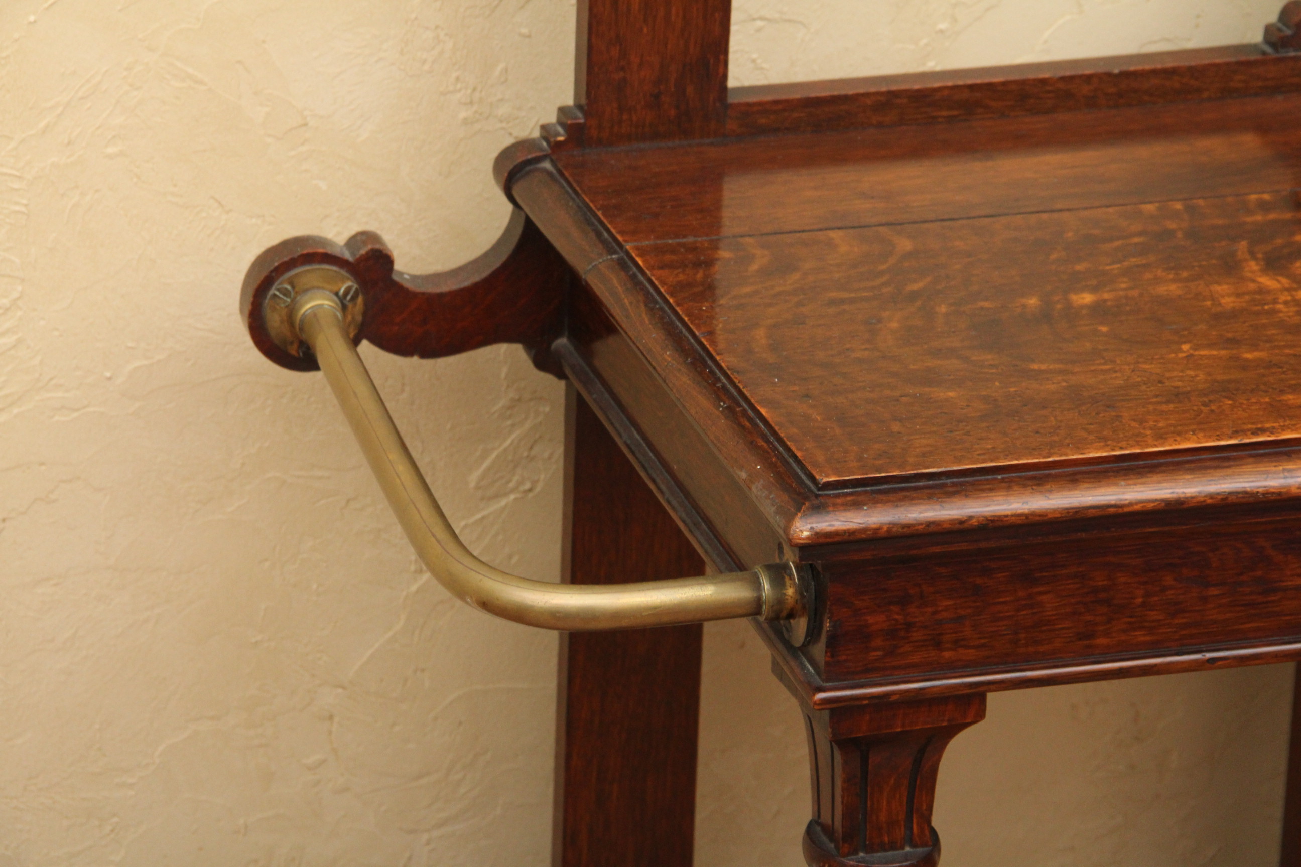 Antique English Oak Hall Tree EBTH