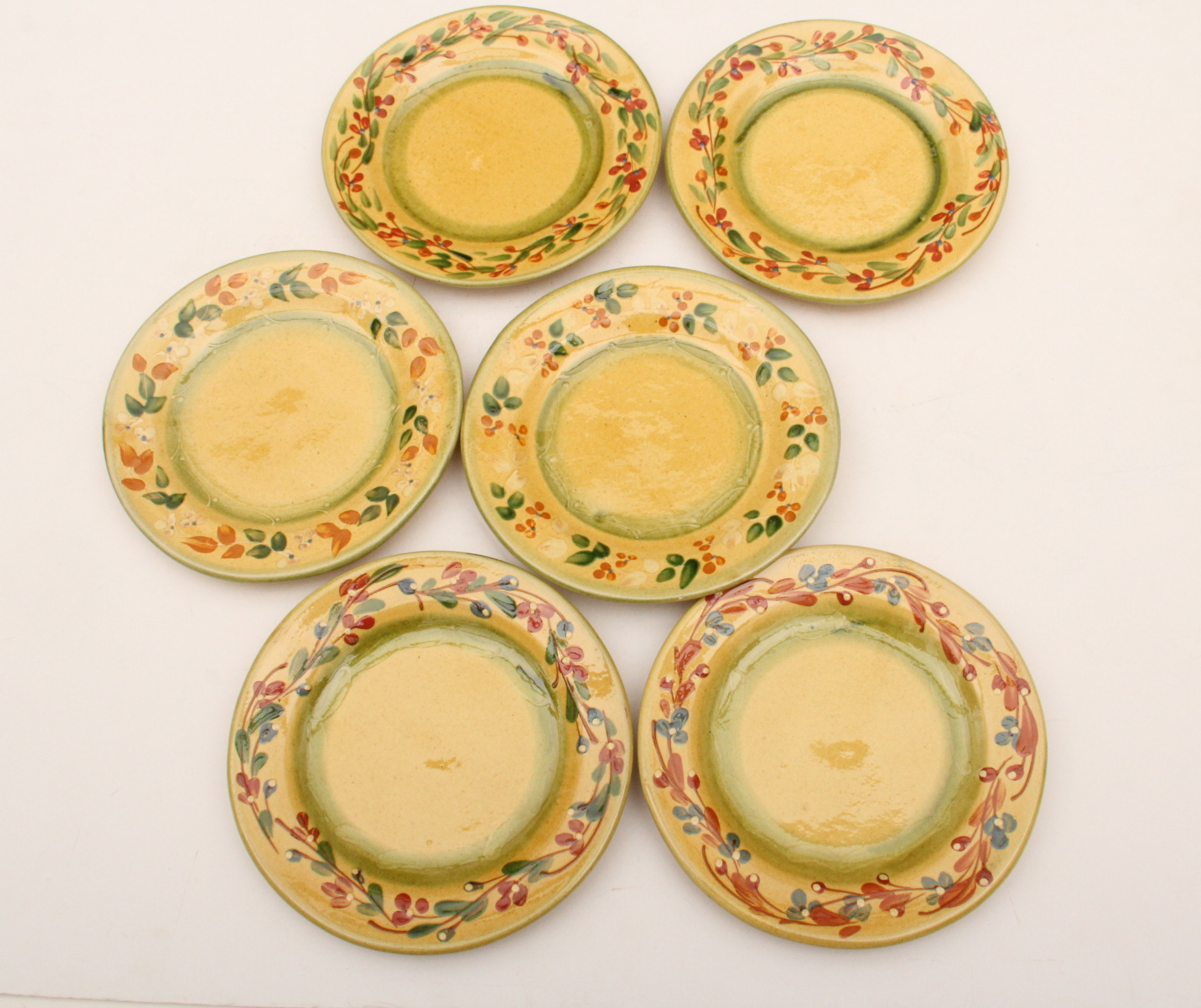 Terre è Provence Handmade French Stoneware Luncheon Plates EBTH