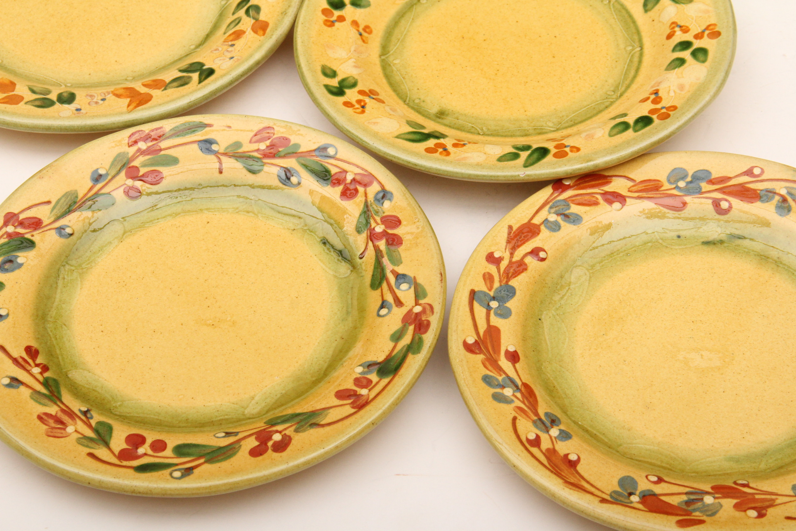 Terre è Provence Handmade French Stoneware Luncheon Plates EBTH