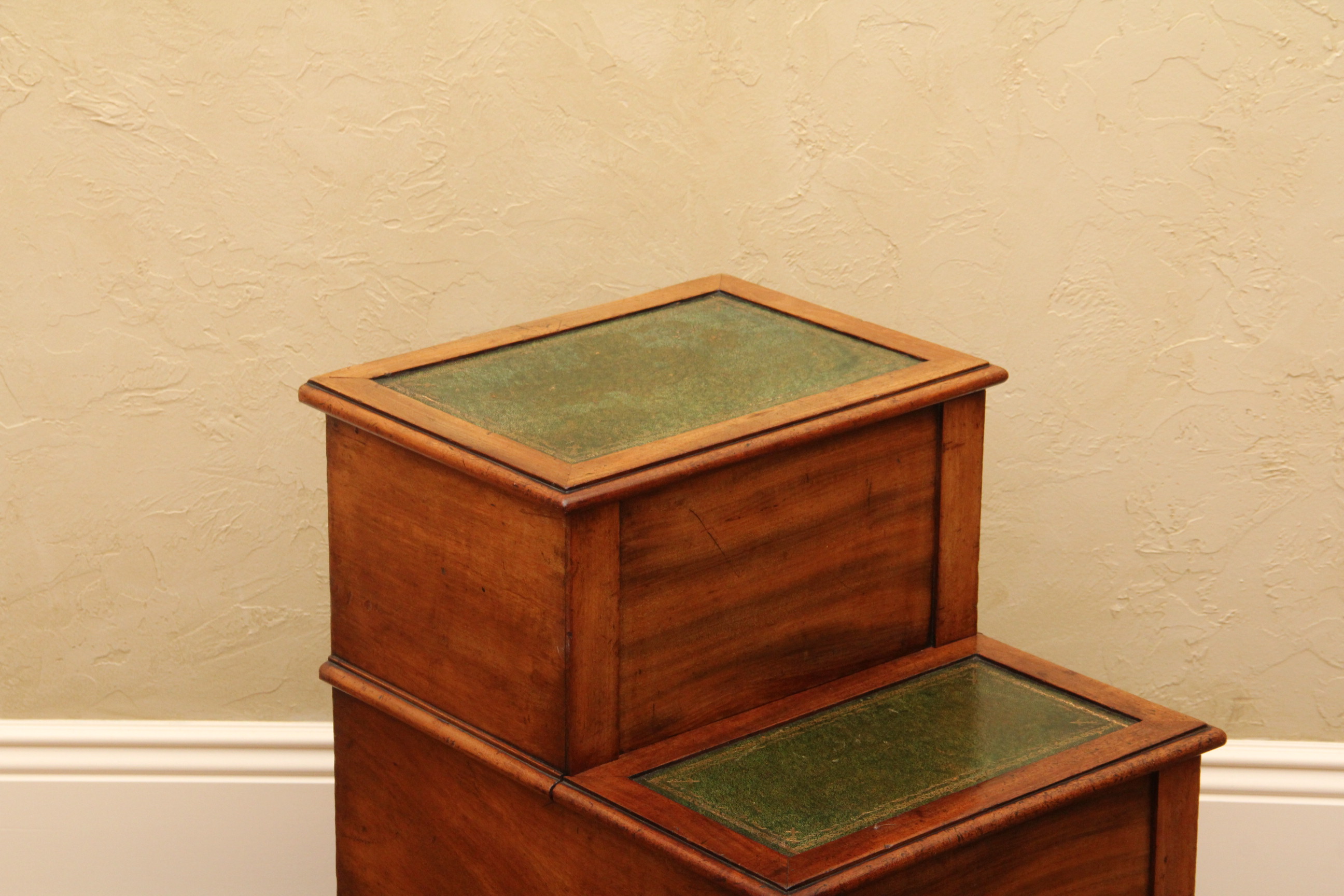 Antique Steps Side Table with Hidden Storage EBTH