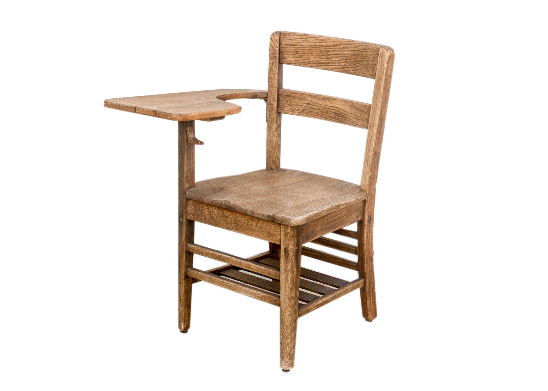 Vintage Wooden School Desk Ebth