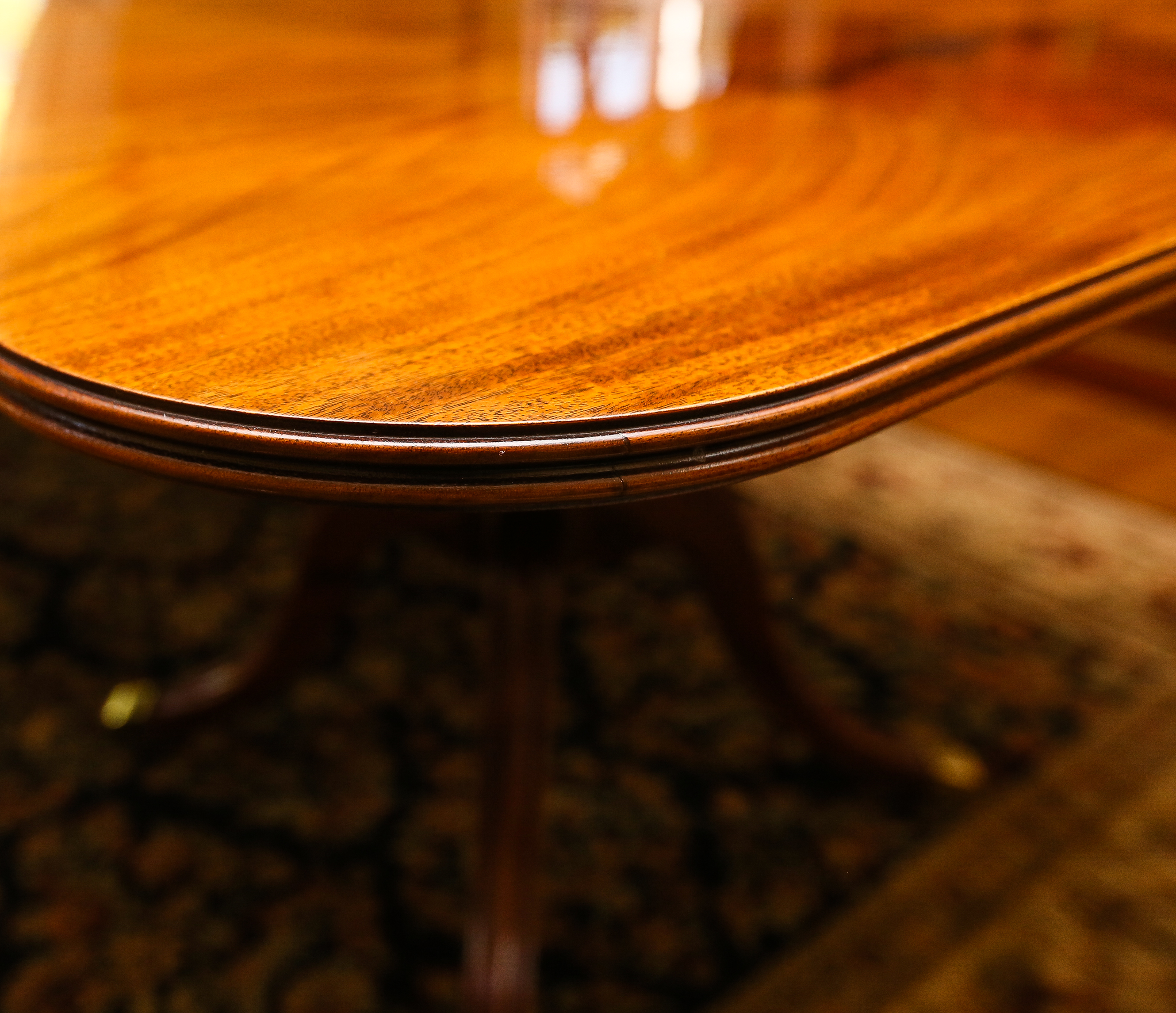 Duncan Phyfe Style Mahogany Dining Table by Hickory Chair Co. EBTH