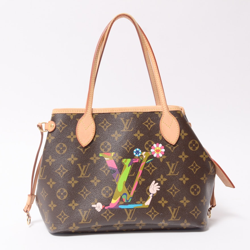 Louis Vuitton Limited Edition Murakami MOCA Neverfull PM Handbag : EBTH