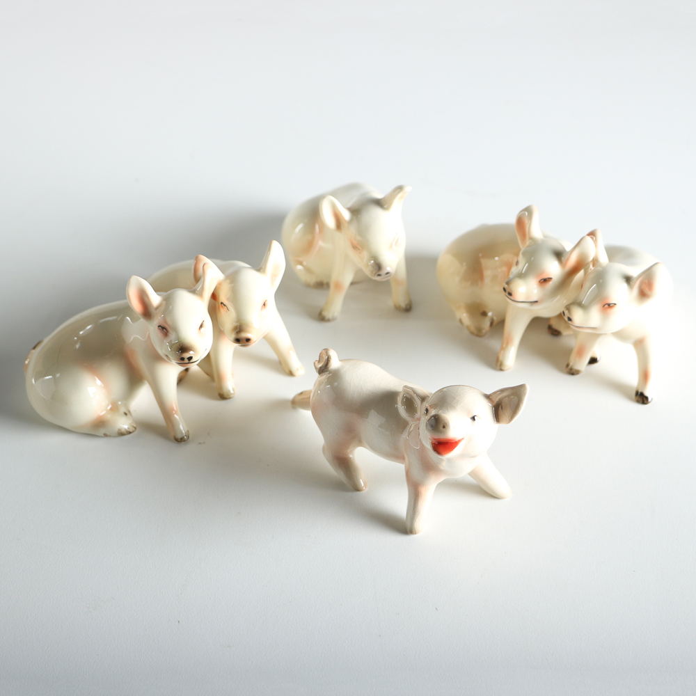 Eight Goebel Animal Figurines EBTH