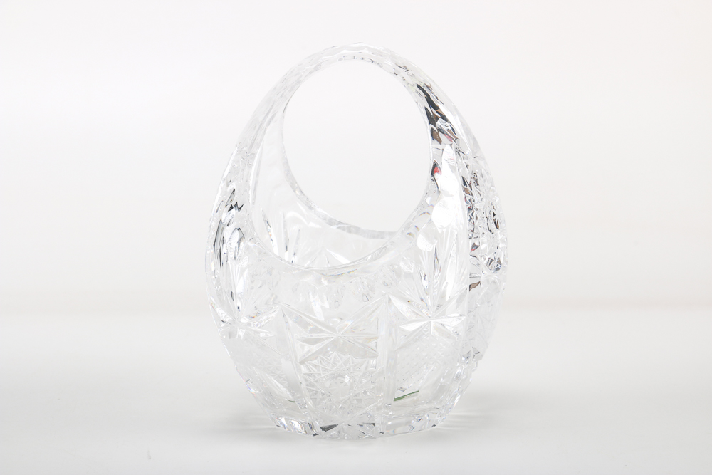 Lead Crystal Baskets and Vase EBTH