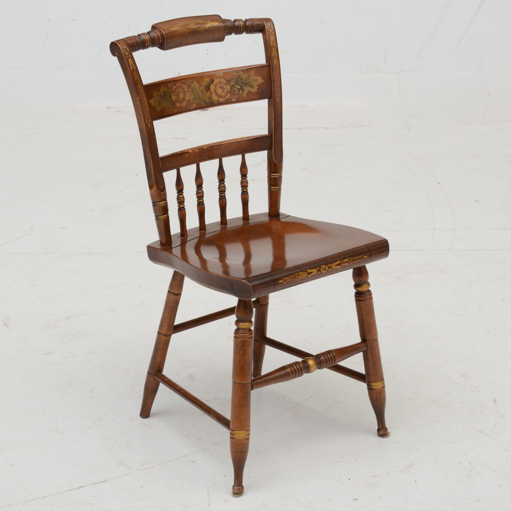 Set of Hitchcock Table and Chairs EBTH