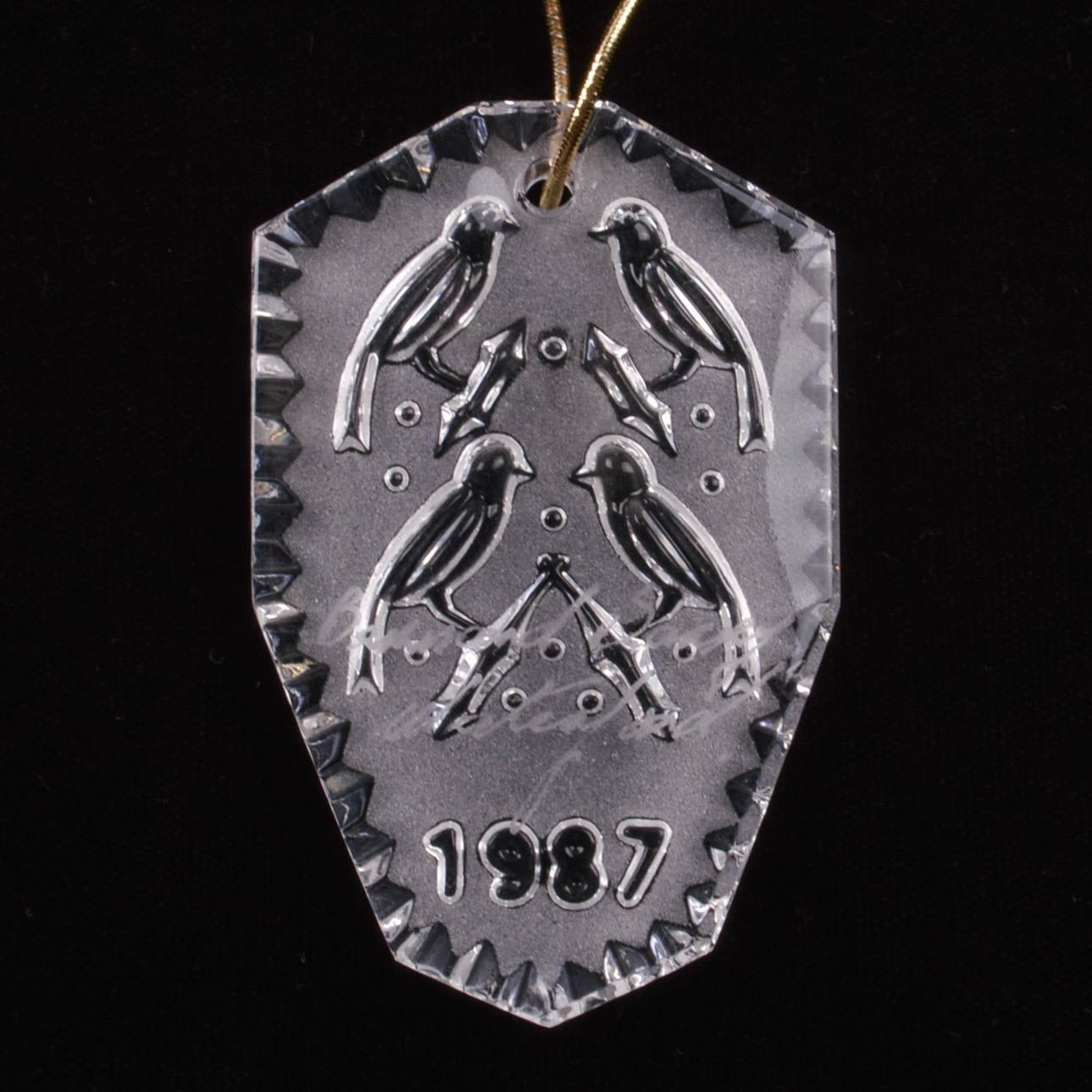 Complete Waterford Crystal Set "12 Days of Christmas" Ornaments EBTH