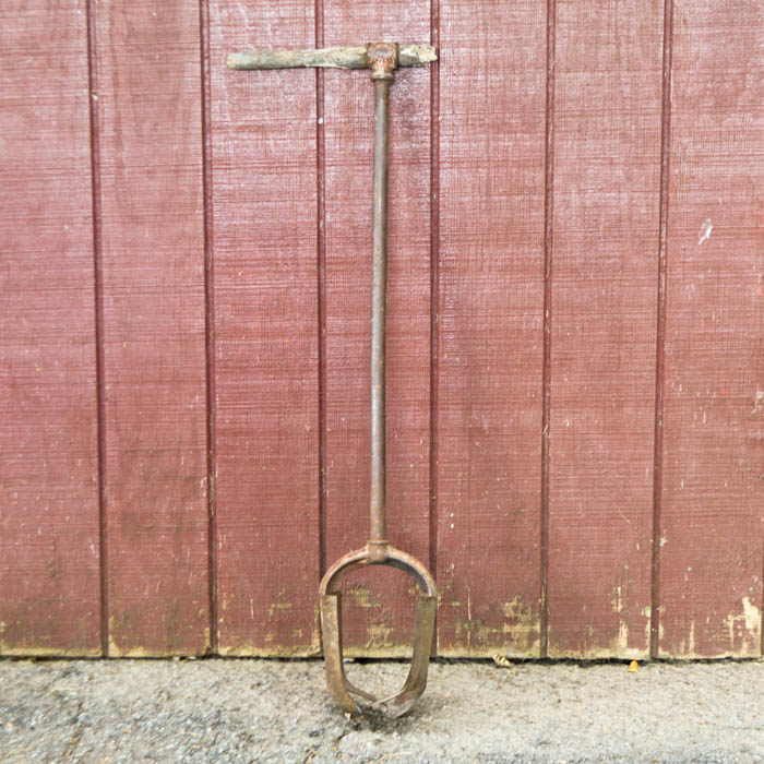 Vintage "Iwan Bros" Auger Post Hole Digger EBTH