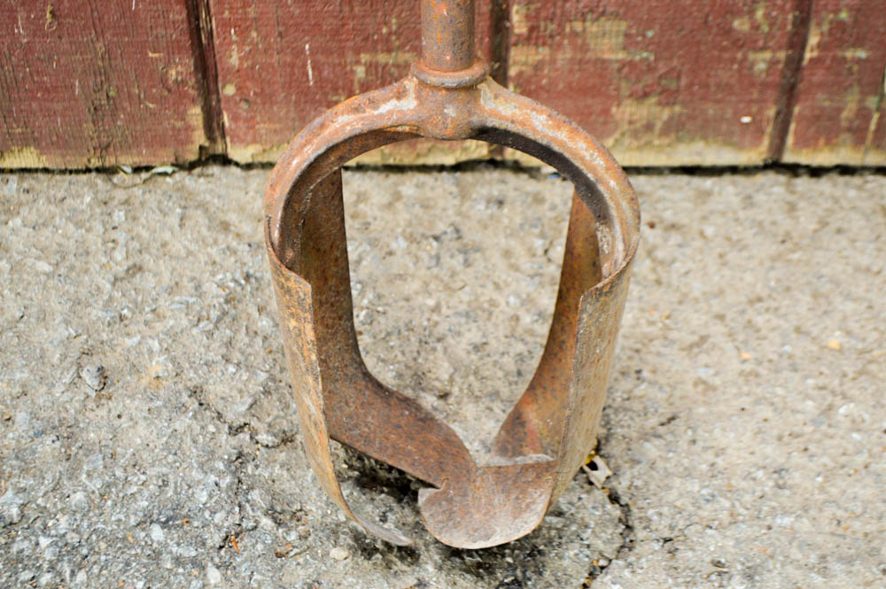 Vintage "Iwan Bros" Auger Post Hole Digger EBTH