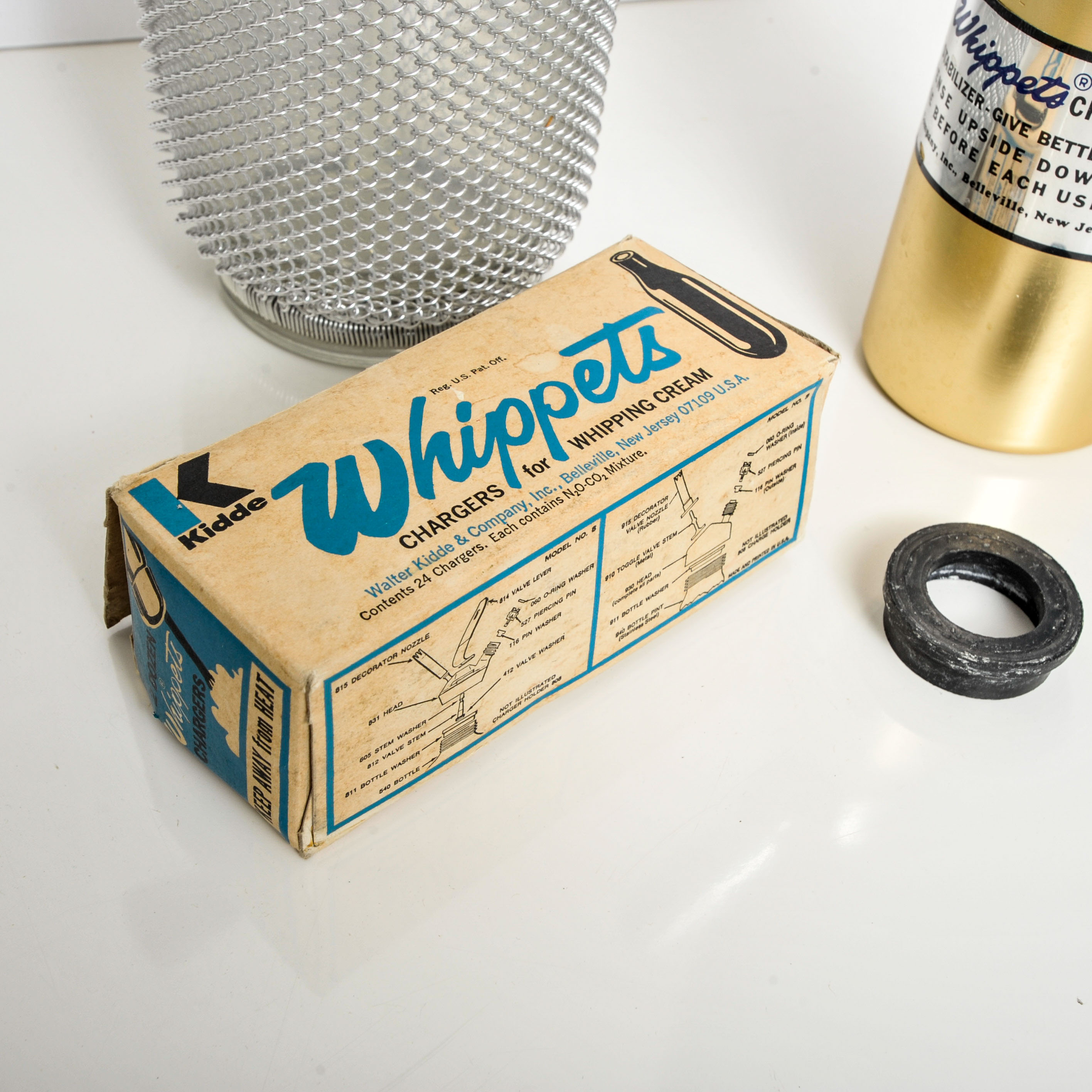 Seltzer Bottle and Kidde Vintage Whipped Cream Can EBTH