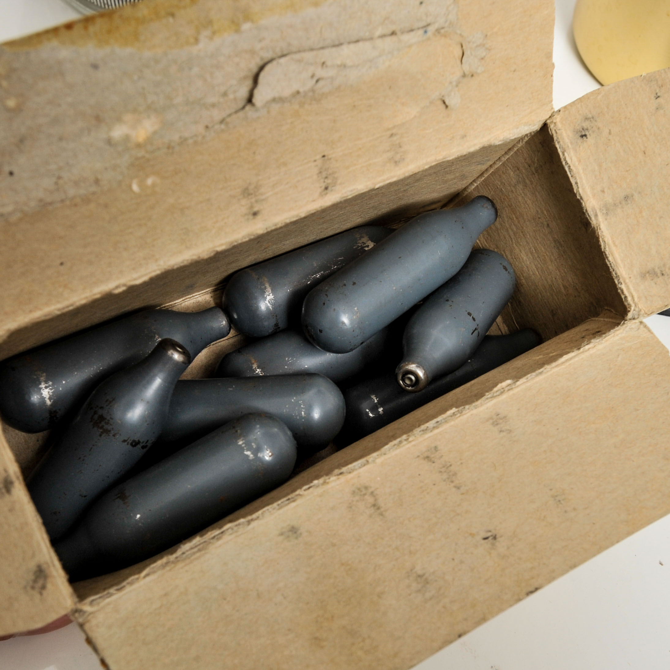 Seltzer Bottle and Kidde Vintage Whipped Cream Can EBTH