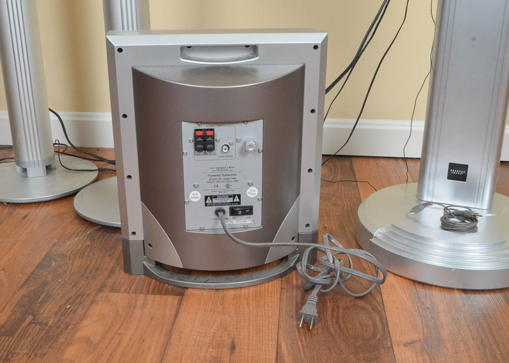 Sharper Image 4Disc Entertainment Tower With Subwoofer EBTH