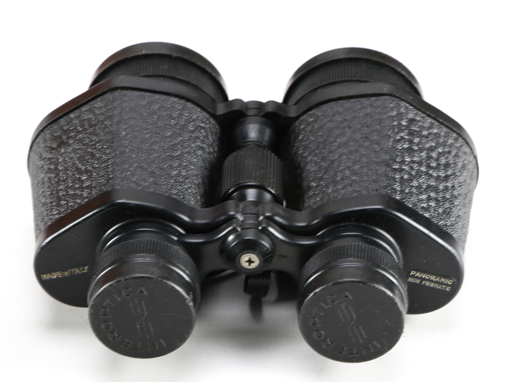 Four Vintage Binoculars with Carrying Cases EBTH