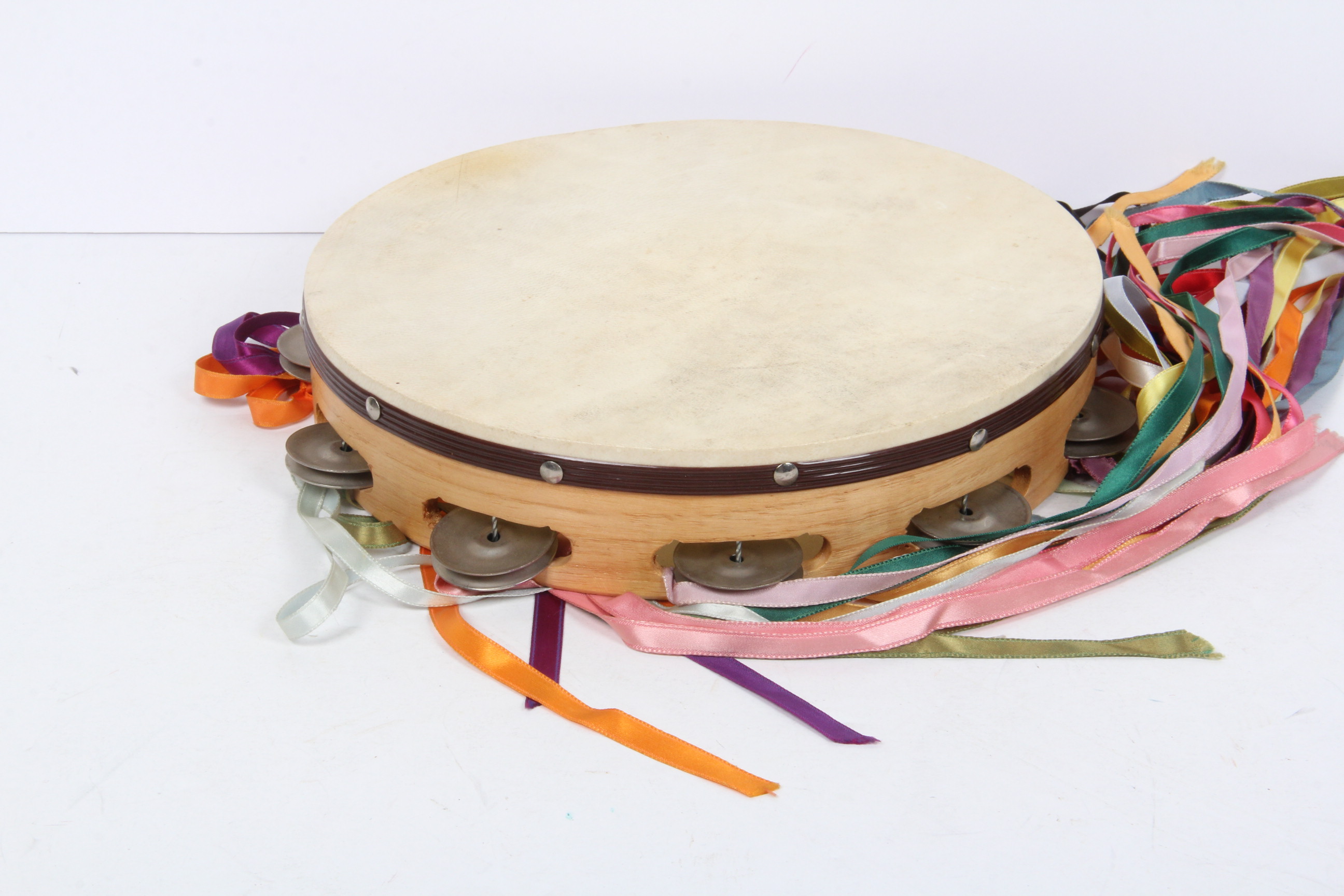 Rogers Tambourine with Ribbons EBTH