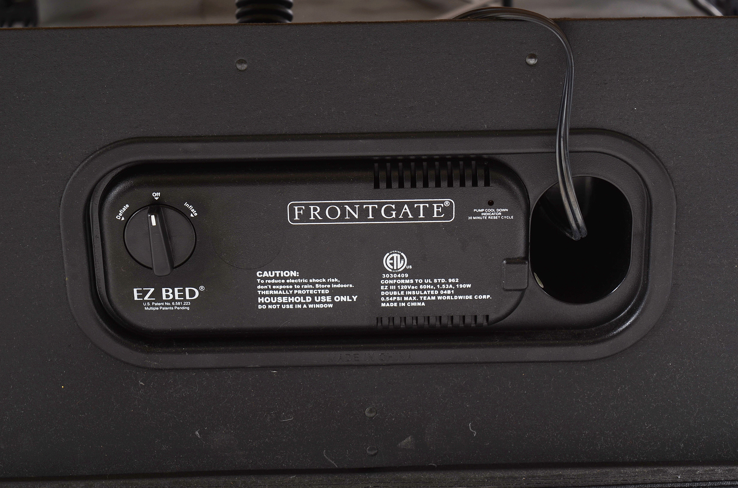 Frontgate Inflatable "EZ Bed" EBTH