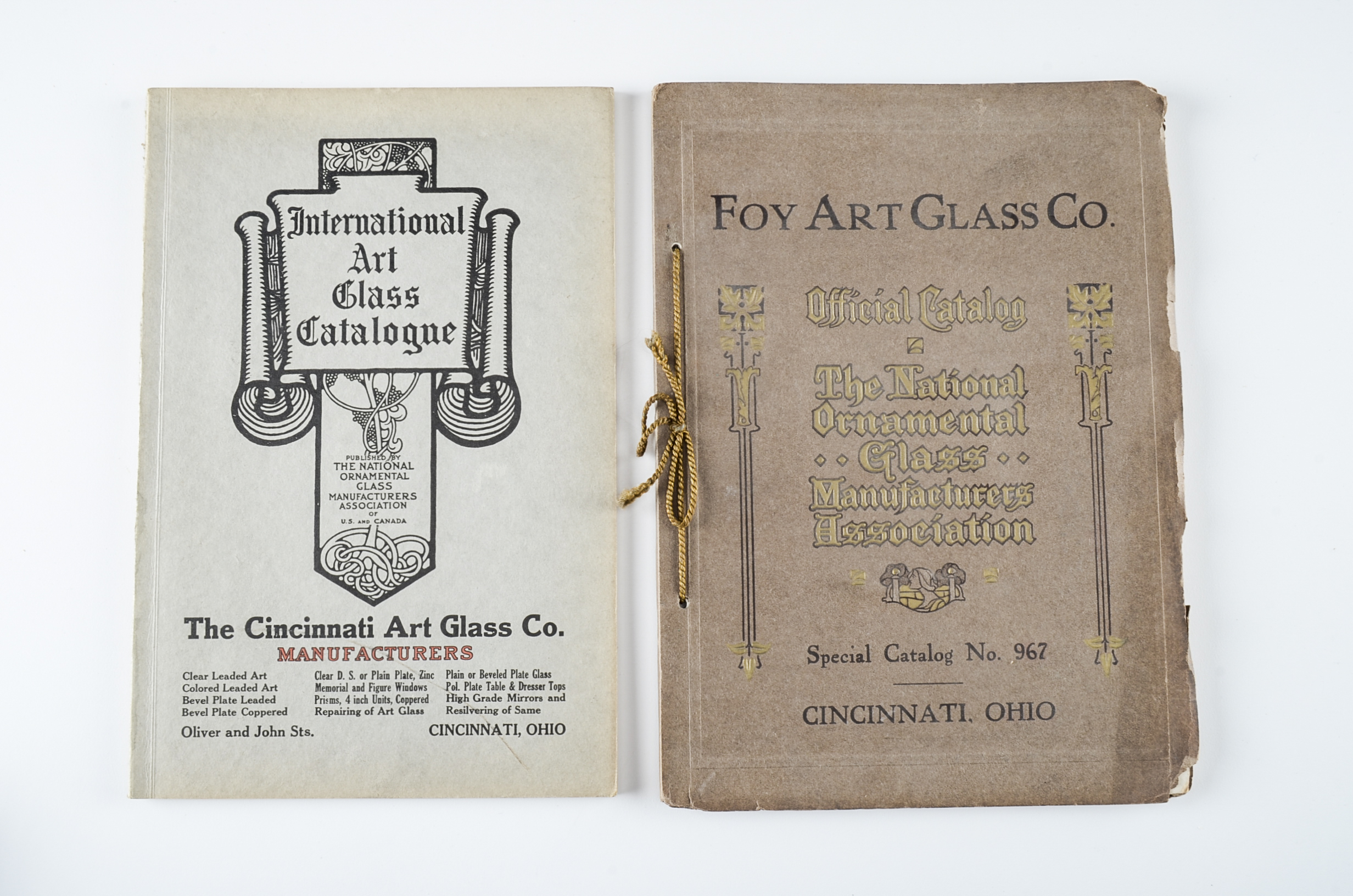 Collection of Vintage Stained Glass Catalogs and More EBTH