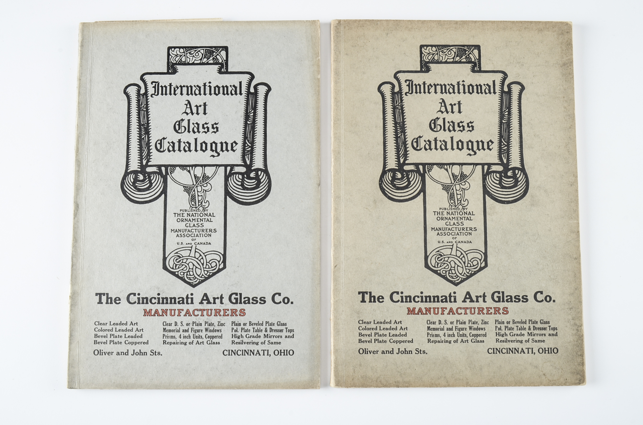 Collection of Vintage Stained Glass Catalogs and More EBTH