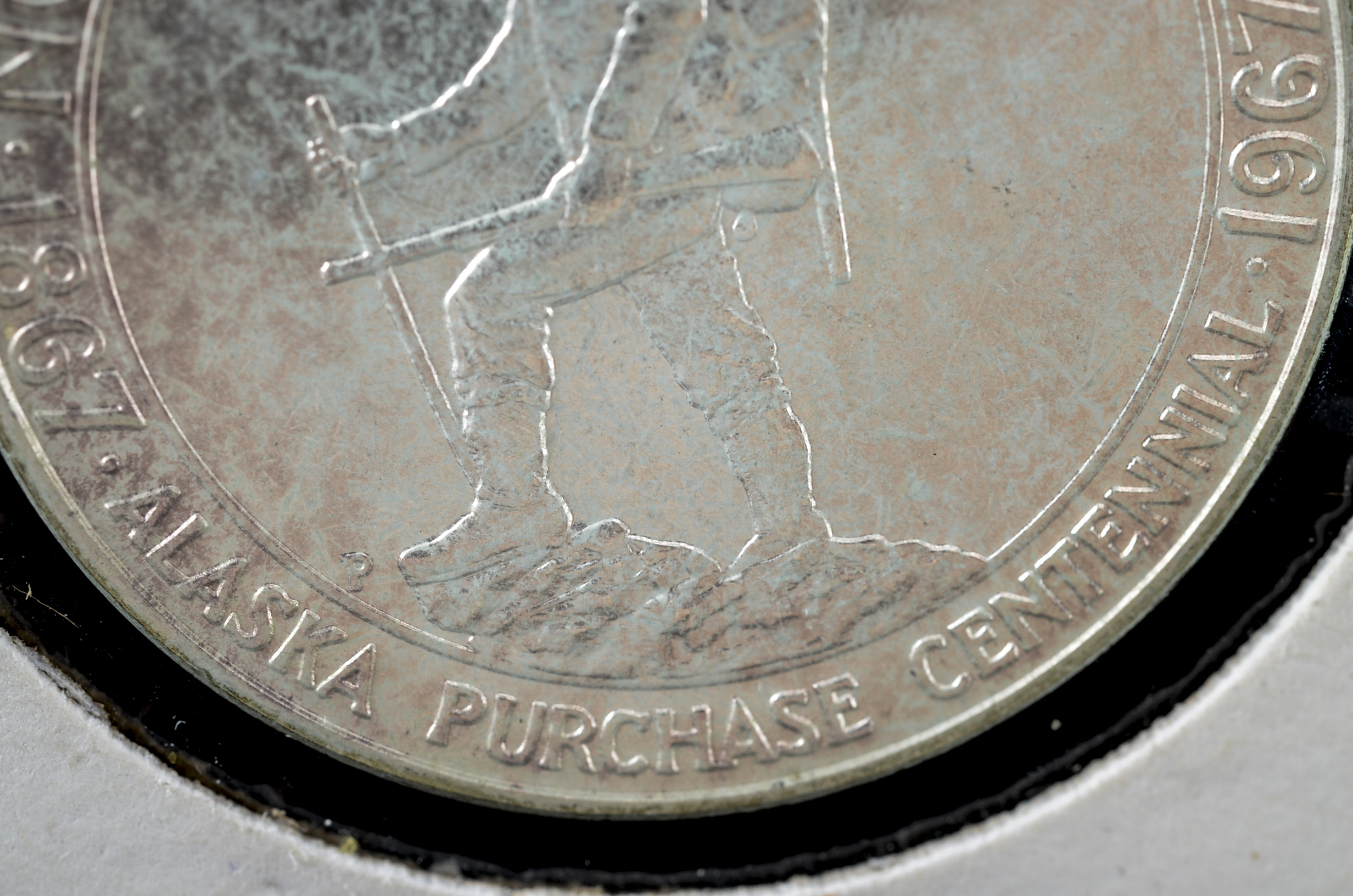 1967 Alaska Purchase Centennial Commemorative Silver Medal EBTH