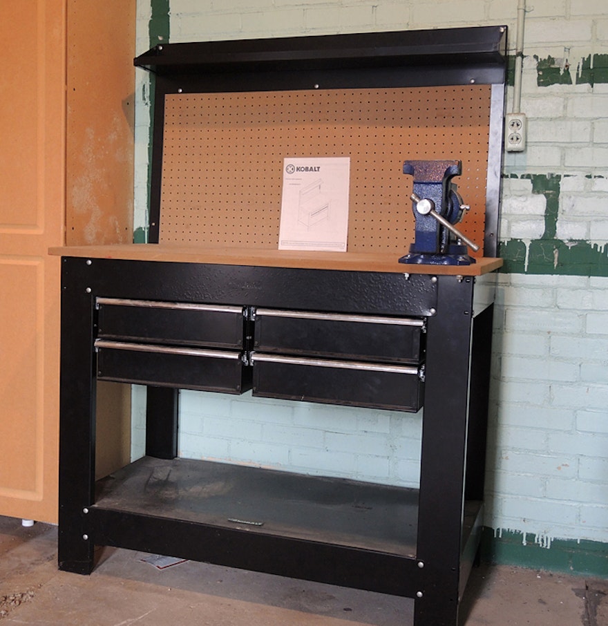 Kobalt Work Bench and Wilton Vise : EBTH