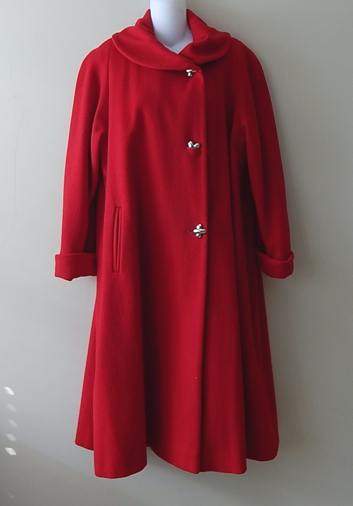 leslie fay wool coat