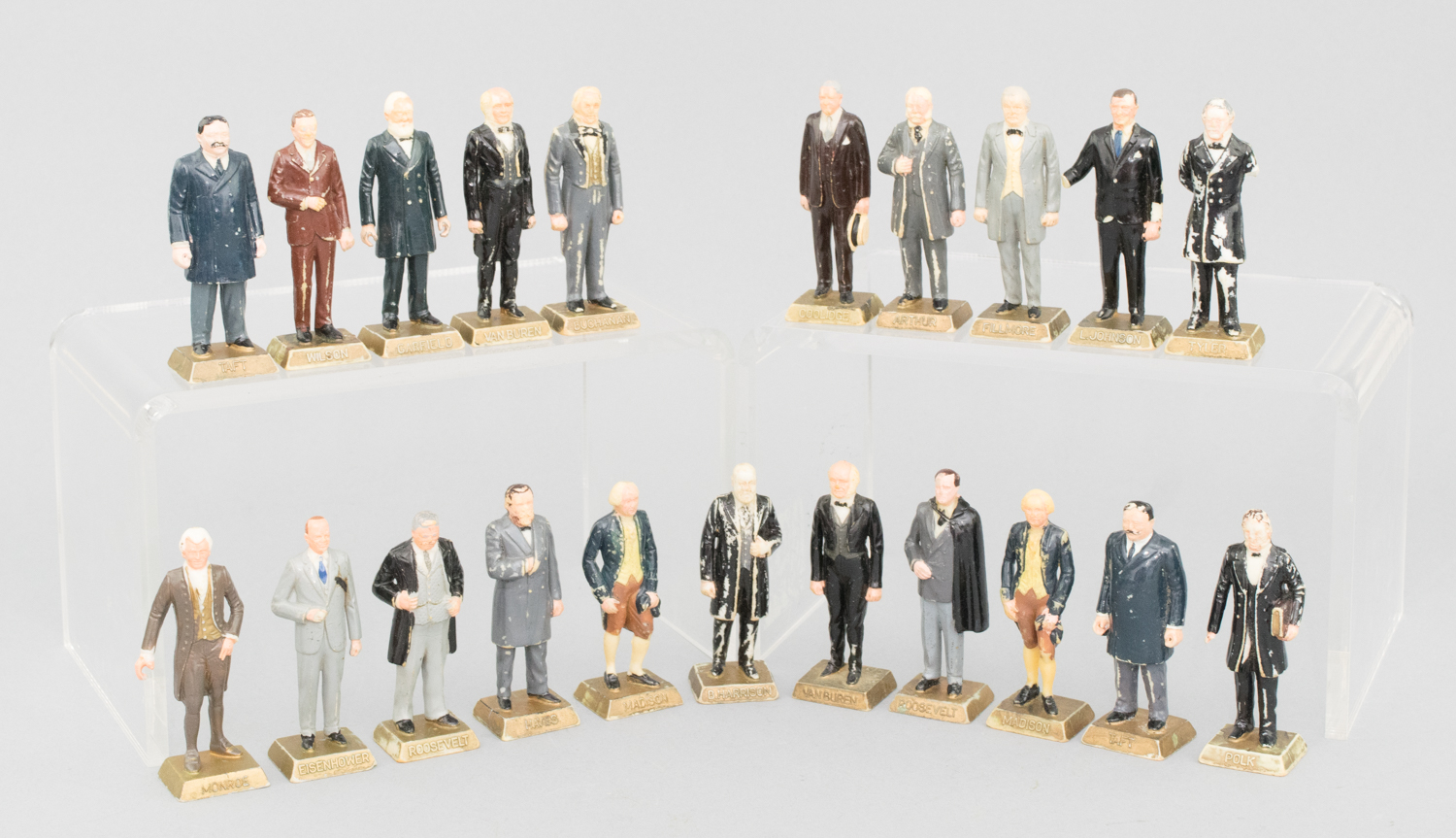 Marx Toys 1960s Era Presidential Figurines with Duplicates EBTH