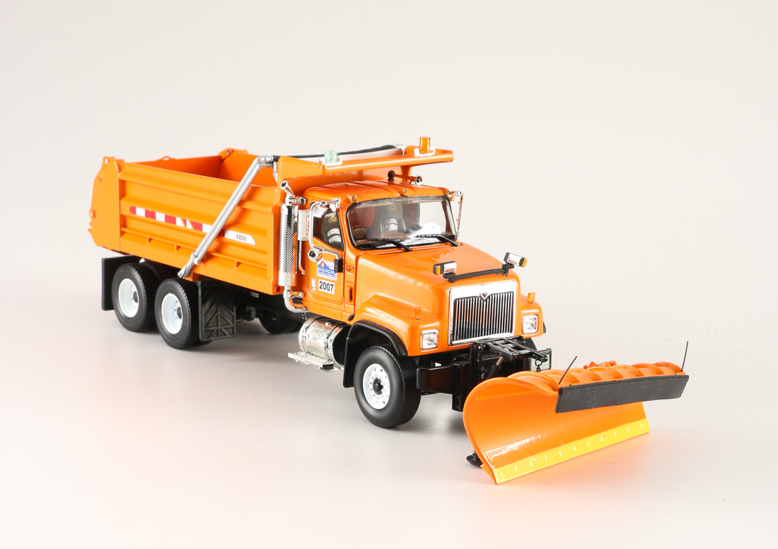 Pair of DieCast Dump Trucks with Snow Plows EBTH